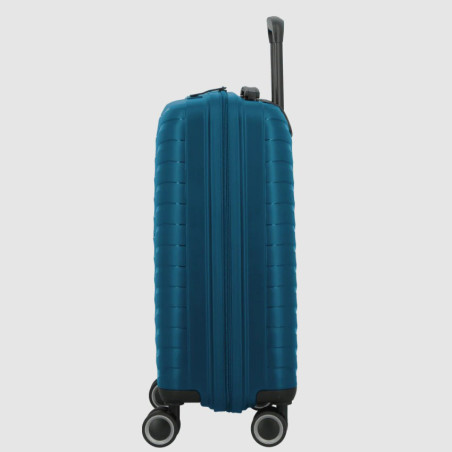 Jump Inlu Carry-on Rigid Ultra-Light 4 Wheels Tsa 55Cm Petrol Blue