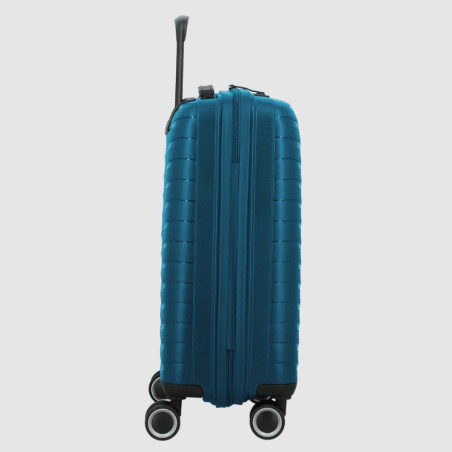 Jump Inlu Carry-on Rigid Ultra-Light 4 Wheels Tsa 55Cm Petrol Blue