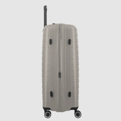 Jump Inlu Rigid Expandable Suitcase 4 Wheels TSA 68cm Beige
