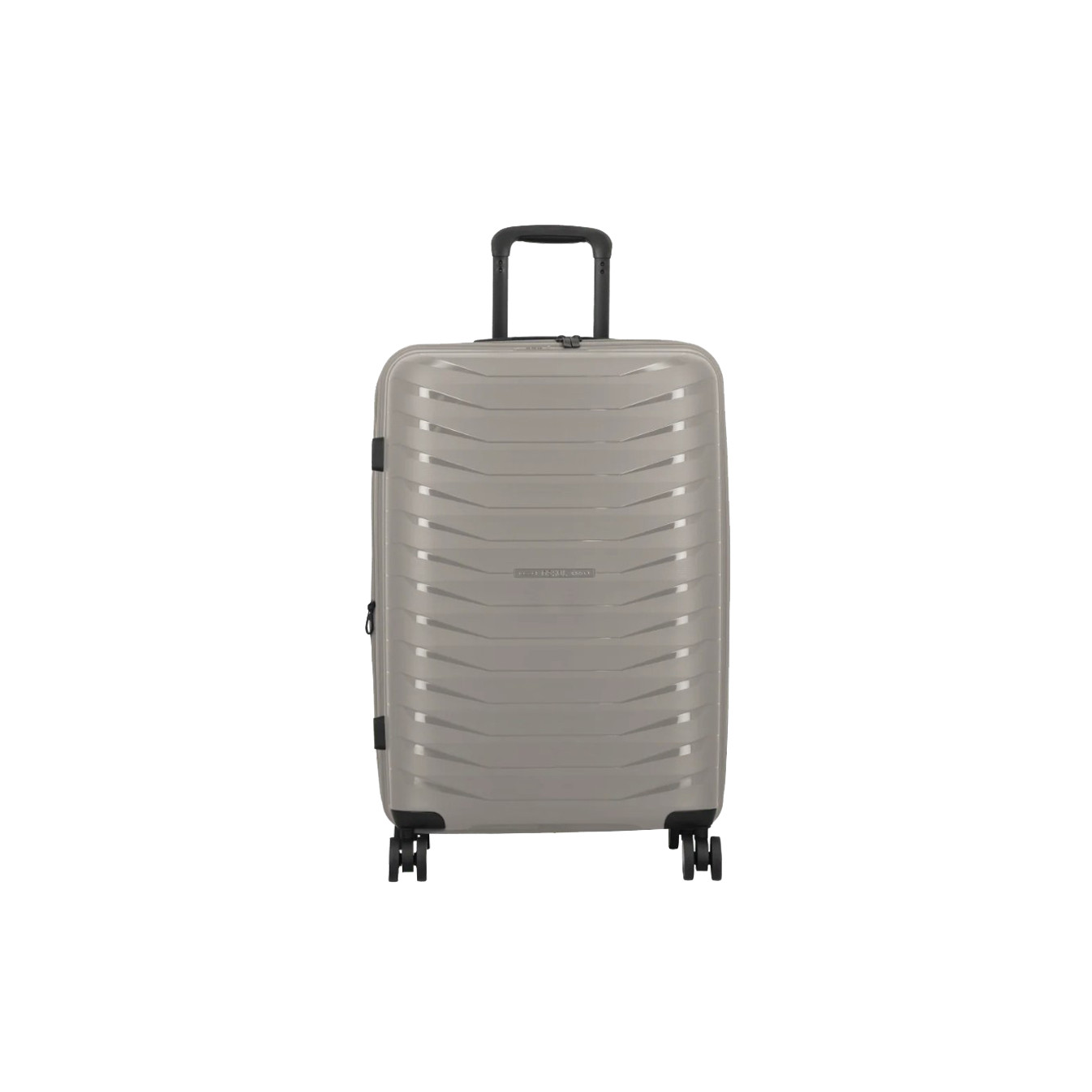 Jump Inlu Rigid Expandable Suitcase 4 Wheels TSA 68cm Beige