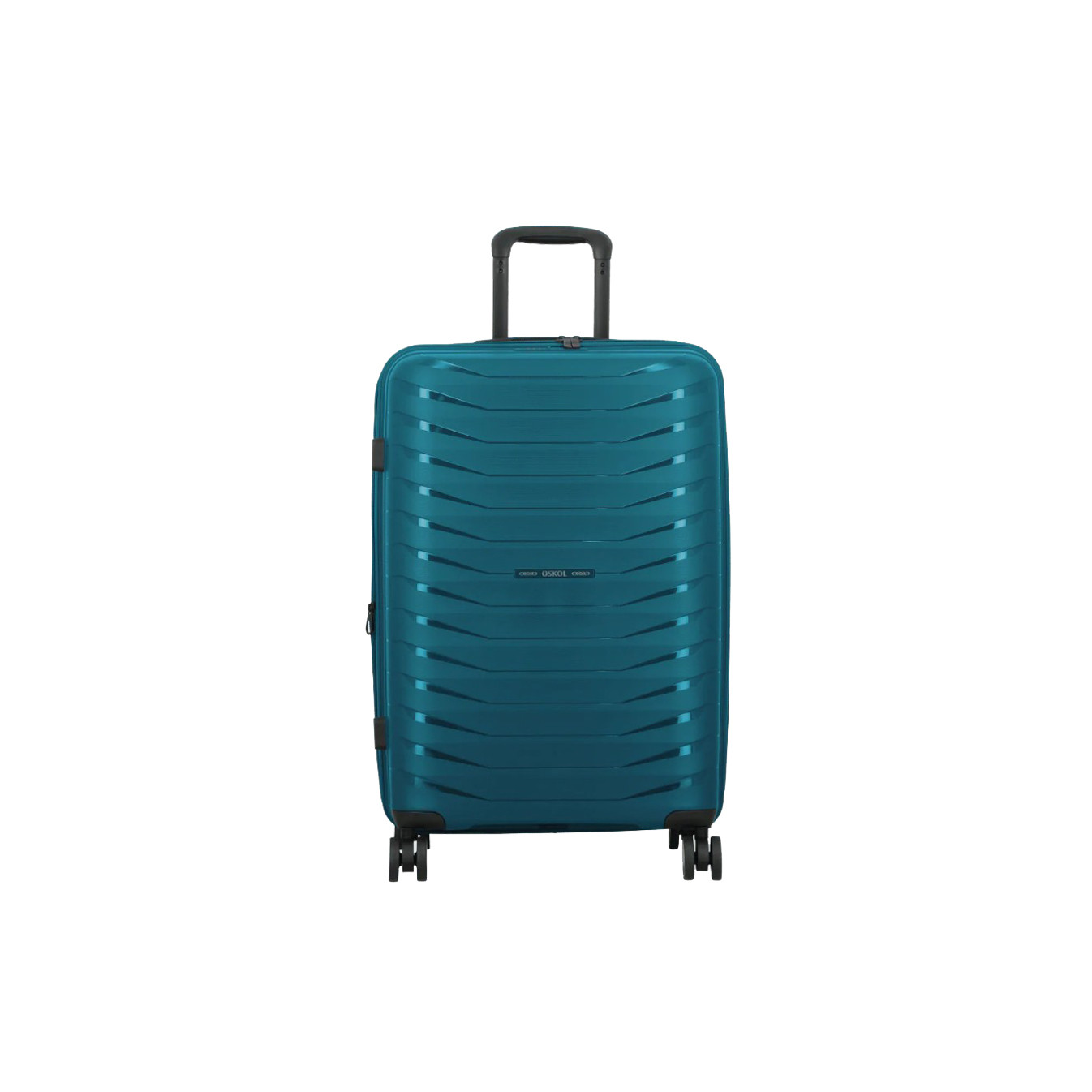 Jump Inlu Valise Rigide Extensible 4 Roues Tsa 68Cm Bleu Pétrole