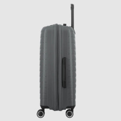 Jump Inlu Rigid Expandable Suitcase 4 Wheels Tsa 68Cm Grey