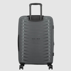 Jump Inlu Rigid Expandable Suitcase 4 Wheels Tsa 68Cm Grey