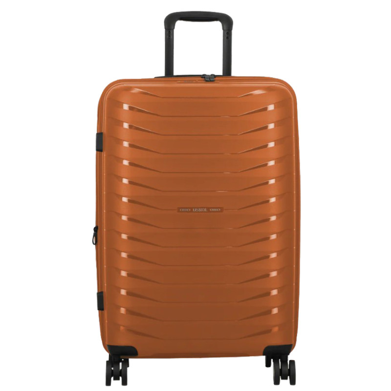 Jump Inlu Rigid Expandable Suitcase 4 Wheels Tsa 68Cm Orange