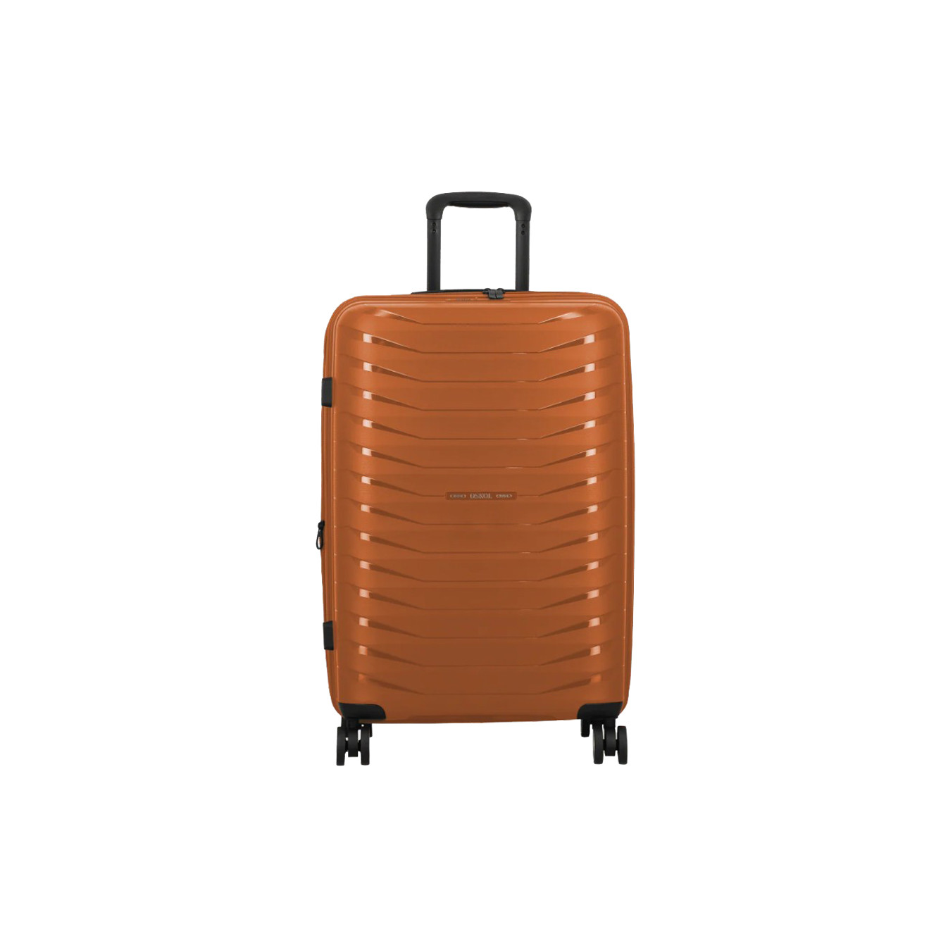 Jump Inlu Rigid Expandable Suitcase 4 Wheels Tsa 68Cm Orange
