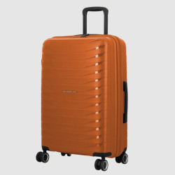Jump Inlu Rigid Expandable Suitcase 4 Wheels Tsa 68Cm Orange