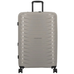 Jump Inlu Rigid Expandable Suitcase 4 Wheels Tsa 78Cm Beige