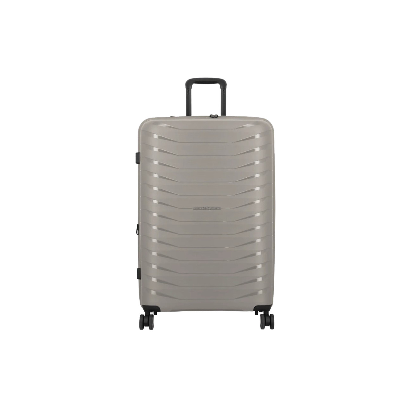 Jump Inlu Rigid Expandable Suitcase 4 Wheels Tsa 78Cm Beige