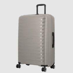 Jump Inlu Rigid Expandable Suitcase 4 Wheels Tsa 78Cm Beige