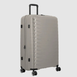 Jump Inlu Rigid Expandable Suitcase 4 Wheels Tsa 78Cm Beige