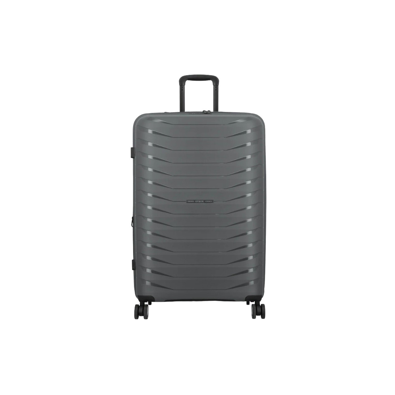 Jump Inlu Rigid Expandable Suitcase 4 Wheels Tsa 78Cm Grey