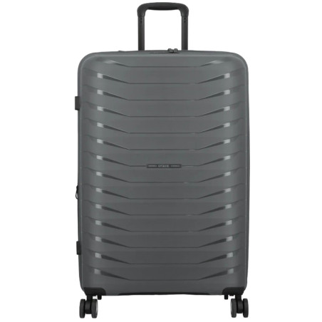 Jump Inlu Valise Rigide Extensible 4 Roues Tsa 78Cm Gris