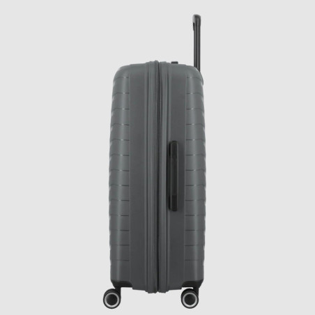 Jump Inlu Rigid Expandable Suitcase 4 Wheels Tsa 78Cm Grey