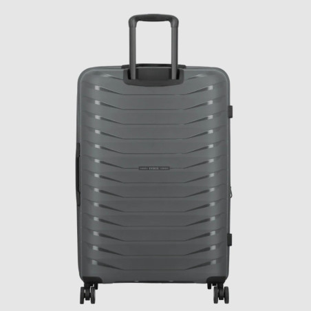 Jump Inlu Rigid Expandable Suitcase 4 Wheels Tsa 78Cm Grey