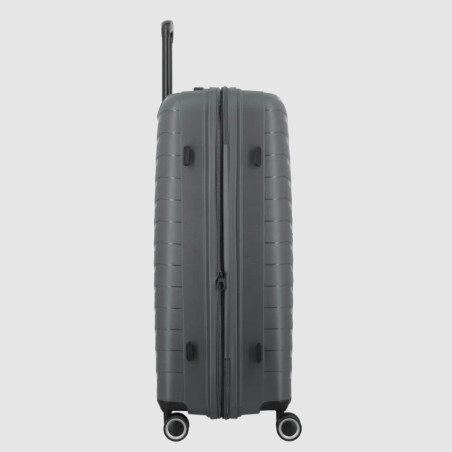 Jump Inlu Valise Rigide Extensible 4 Roues Tsa 78Cm Gris profil