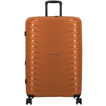 Jump Inlu Rigid Expandable Suitcase 4 Wheels Tsa 78Cm Orange