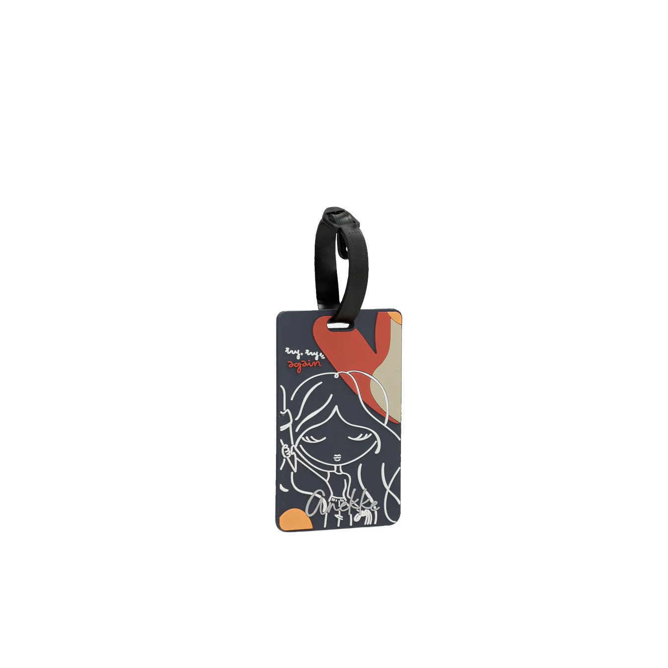 Anekke Eikon Address Card Blue with Patterns
