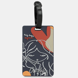 Anekke Eikon Address Card Blue with Patterns