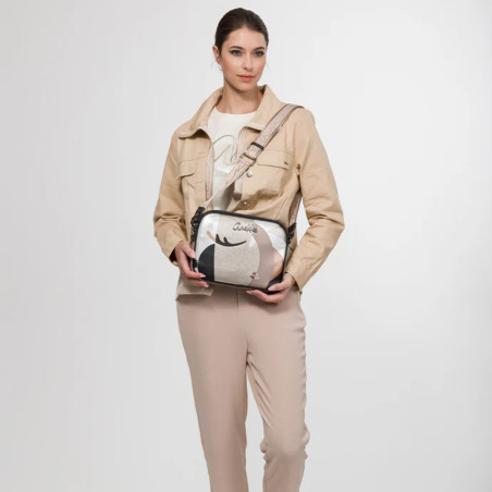 Anekke Eikon Drawstring Bag Inspired by a Canvas Double Compartment...