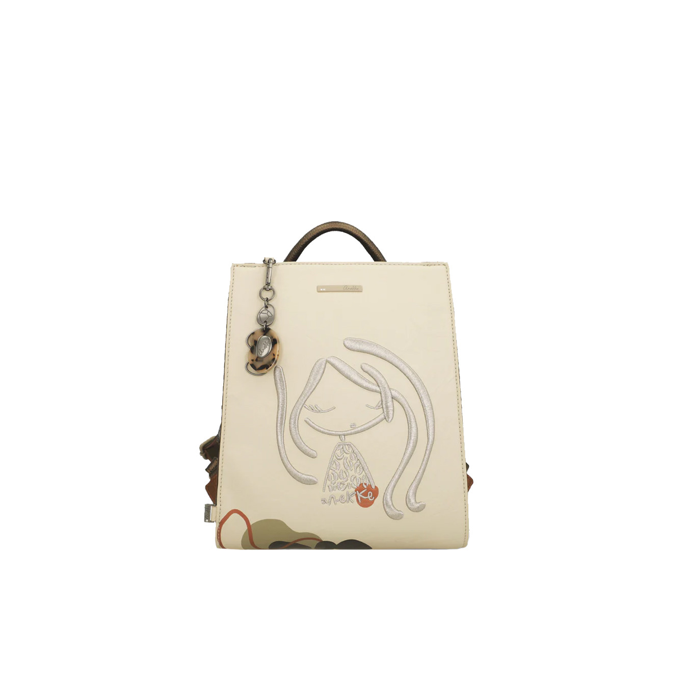 Anekke Gaia Backpack Square Shape Cream