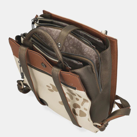 Anekke Gaia Backpack Square Shape Cream