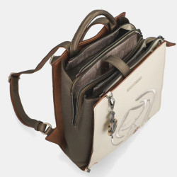 Anekke Gaia Backpack Square Shape Cream