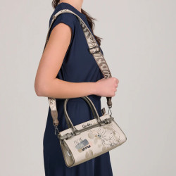 Anekke Olympia Baguette Bag Round Handles Taupe