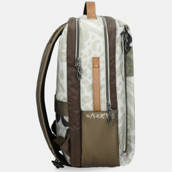 Anekke Sophia Double Compartment Travel Backpack Cream