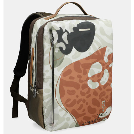 Anekke Sophia Double Compartment Travel Backpack Cream