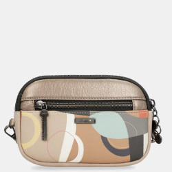 Anekke Sophia Double Compartment Cream Toiletry Bag