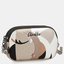 Anekke Sophia Double Compartment Cream Toiletry Bag