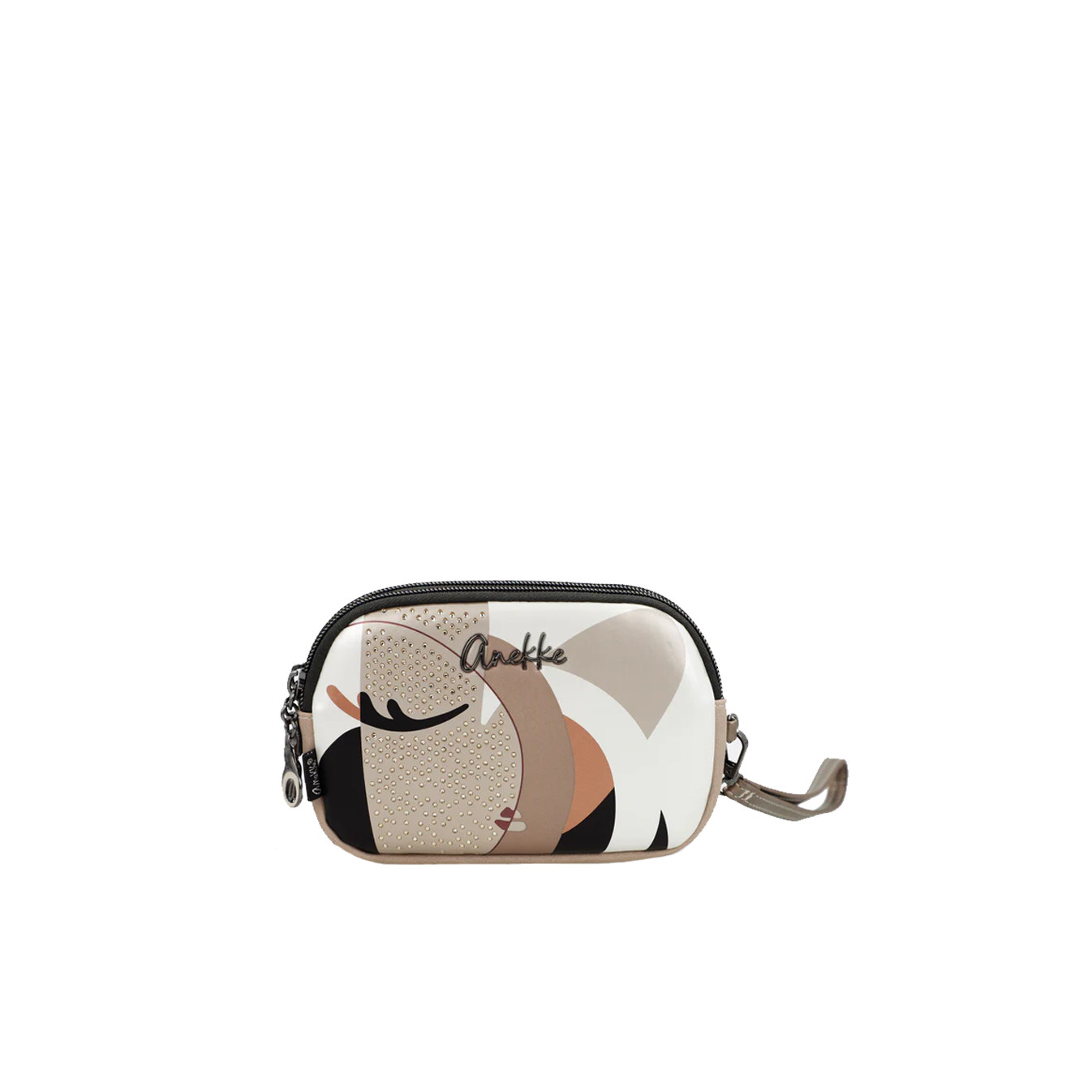 Anekke Sophia Double Compartment Cream Toiletry Bag