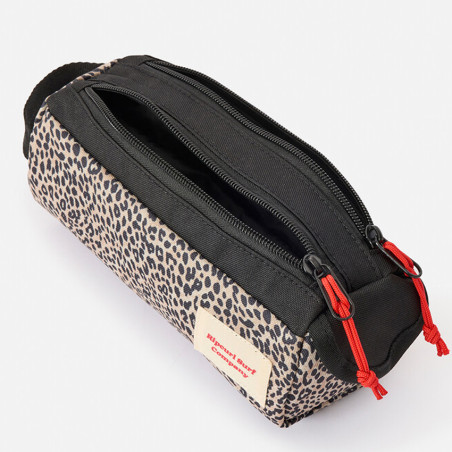 Rip Curl Leo 2-Compartment Pencil Case Black