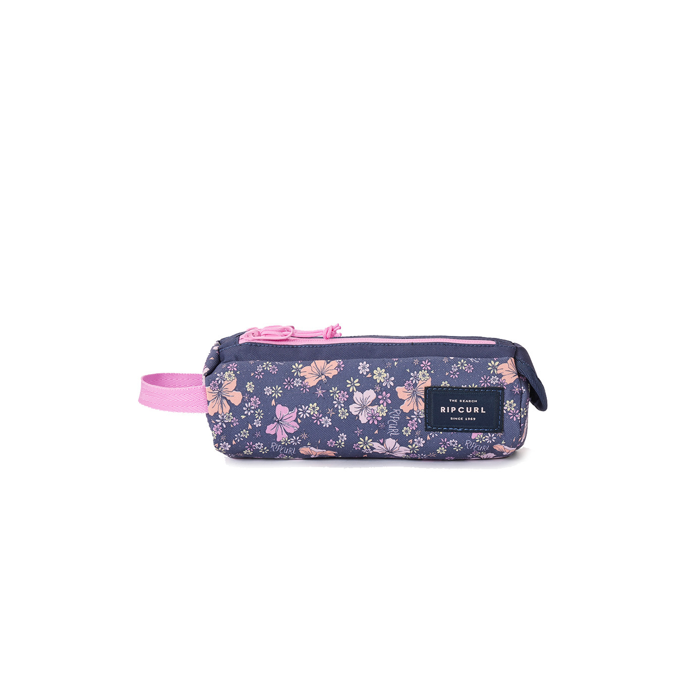 Rip Curl Crystal Cove 2-Compartment Pencil Case Navy Pink
