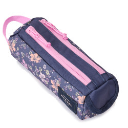 Rip Curl Crystal Cove 2-Compartment Pencil Case Navy Pink
