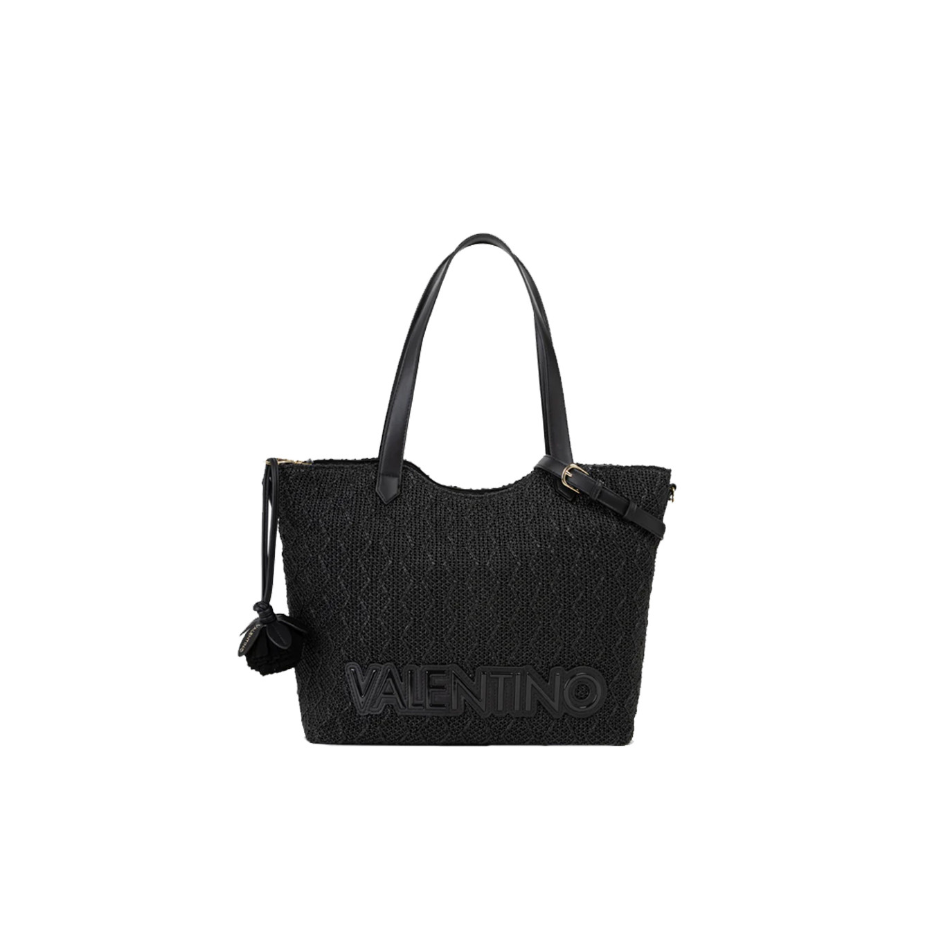 Valentino Courmayeur Sac Shopping Tissé Nero