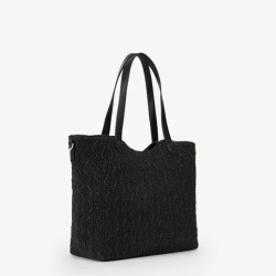 Valentino Courmayeur Sac Shopping Tissé Nero dos