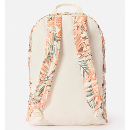Rip Curl Copacabana Dome Backpack and Round Pouch Off White