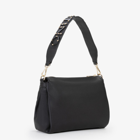 Valentino Dea Re Sac Porté Travers Aux Détails Cloutés Nero dos