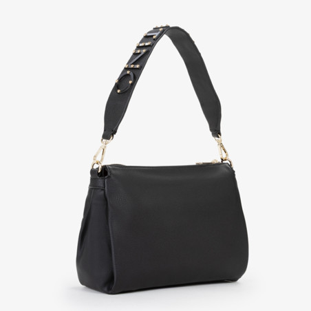 Valentino Dea Re Sac Porté Travers Aux Détails Cloutés Nero dos