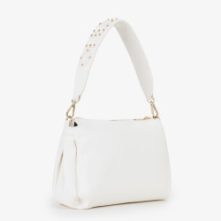 Valentino Dea Re Crossbody Bag with Stud Details Bianco