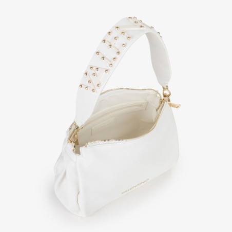 Valentino Dea Re Crossbody Bag with Stud Details Bianco