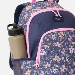 Rip Curl Crystal Cove 30L Navy Pink Wheeled Backpack
