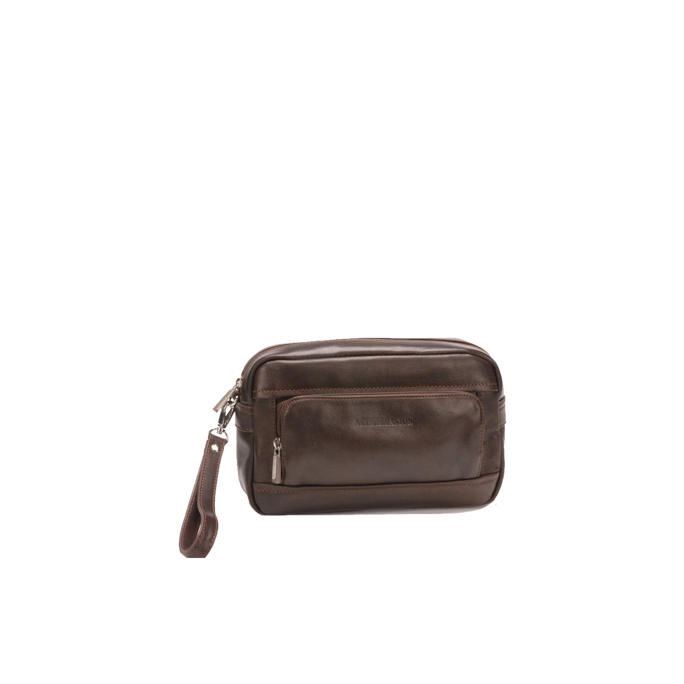 Arthur & Aston Pablo Men's Toiletry Bag 1589-22 Chestnut