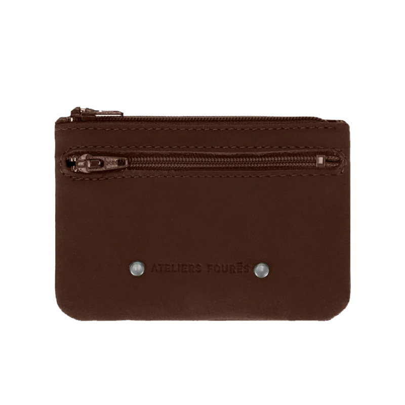 Fourès Workshops Baroudeur Coin Purse F9106 Cognac
