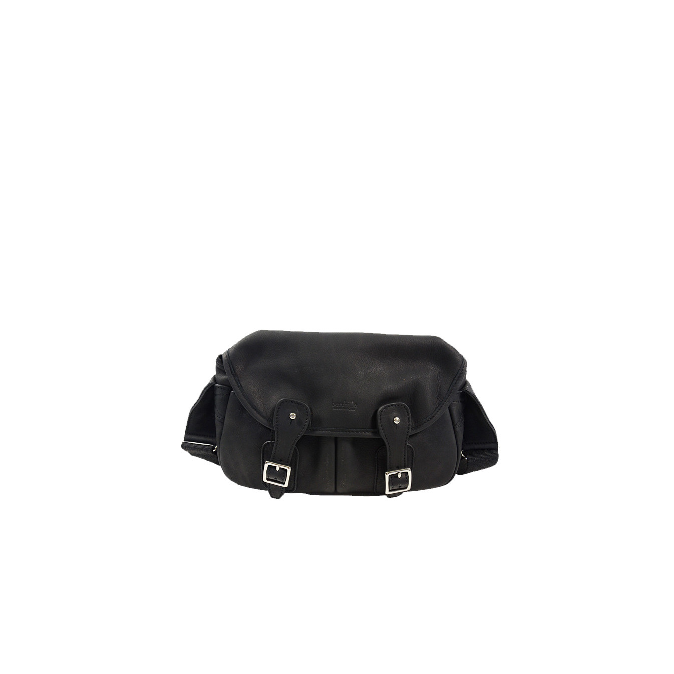 Berthille Mini Fishing Crossbody Suede Leather Black