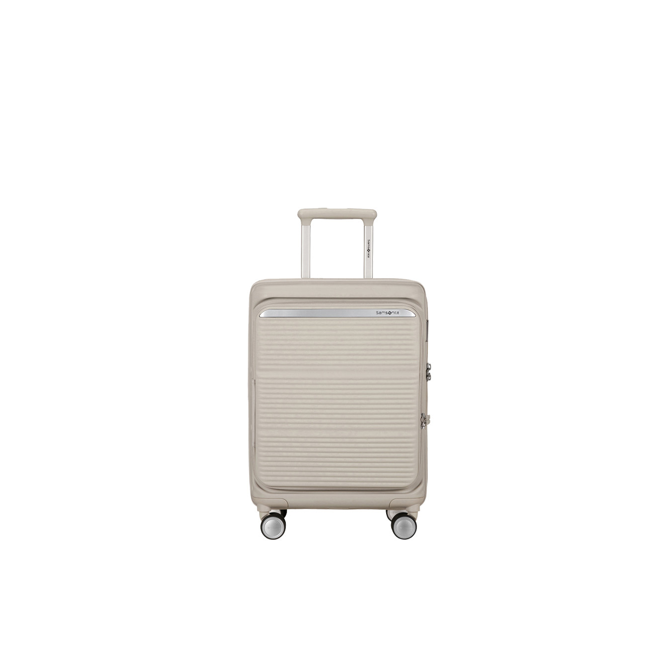Samsonite Paralux 55cm 4-Wheel Expandable Suitcase Stone Grey