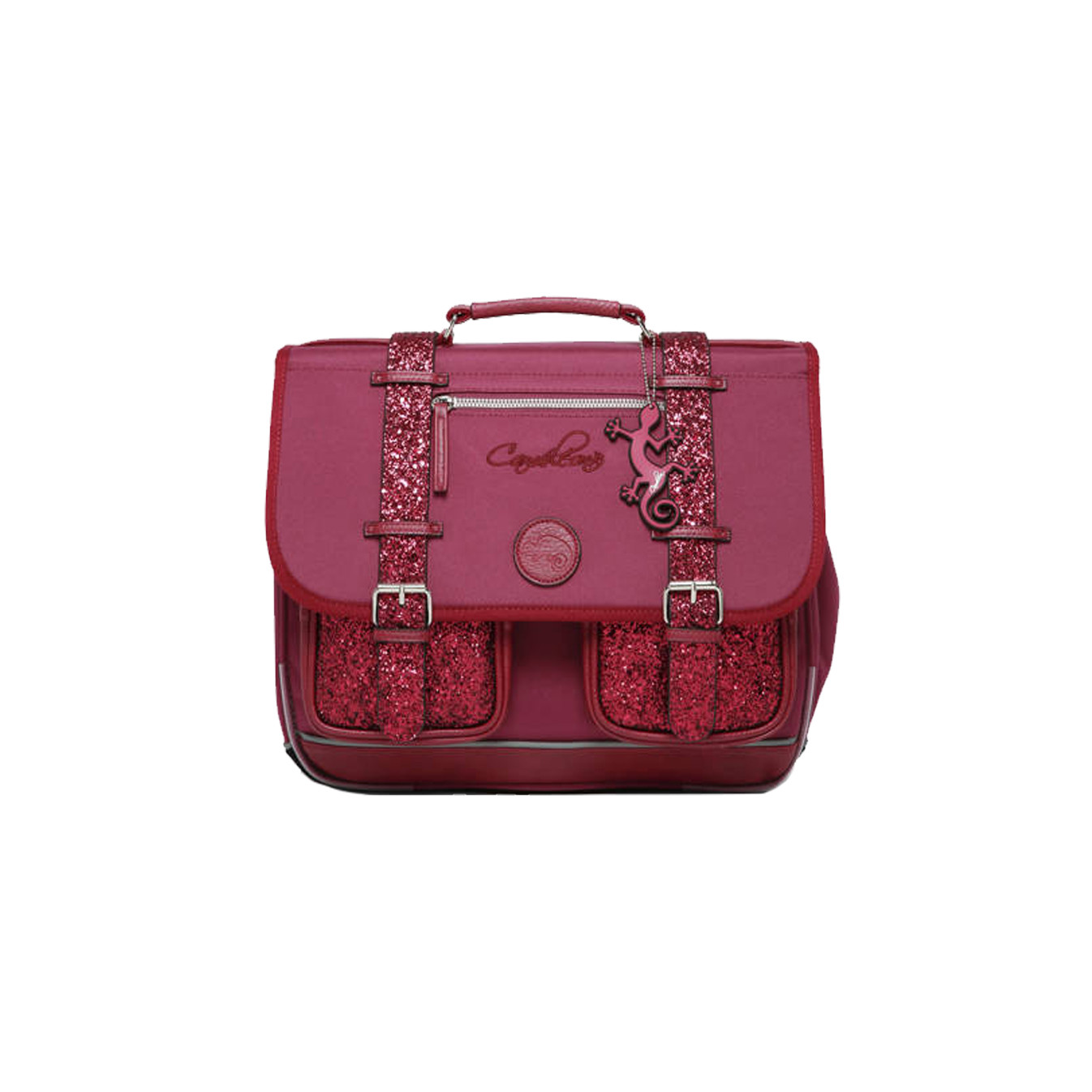 Cameleon Vintage Urban School Bag 35cm Glossy Cherry