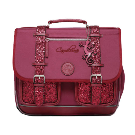 Cameleon Vintage Urban School Bag 35cm Glossy Cherry