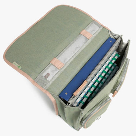 Cameleon Vintage Urban School Bag 35cm Holographic Denim